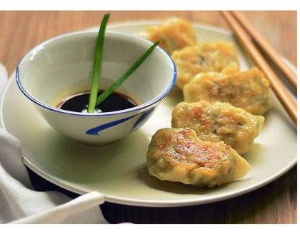 Dumplings in the pan