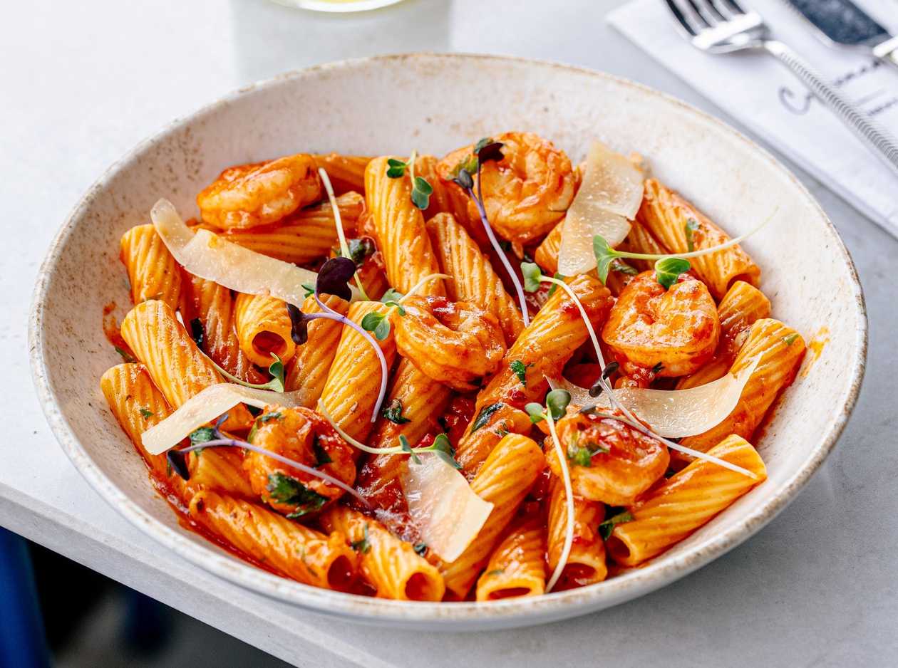 Krevetkalı Tortiglioni