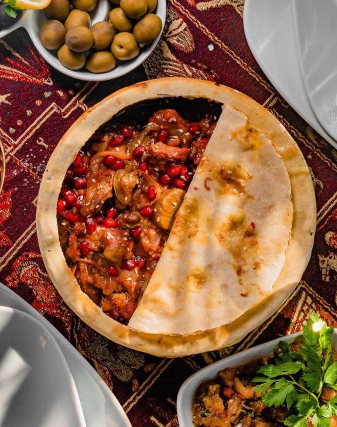 Pomegranate Fried Beef