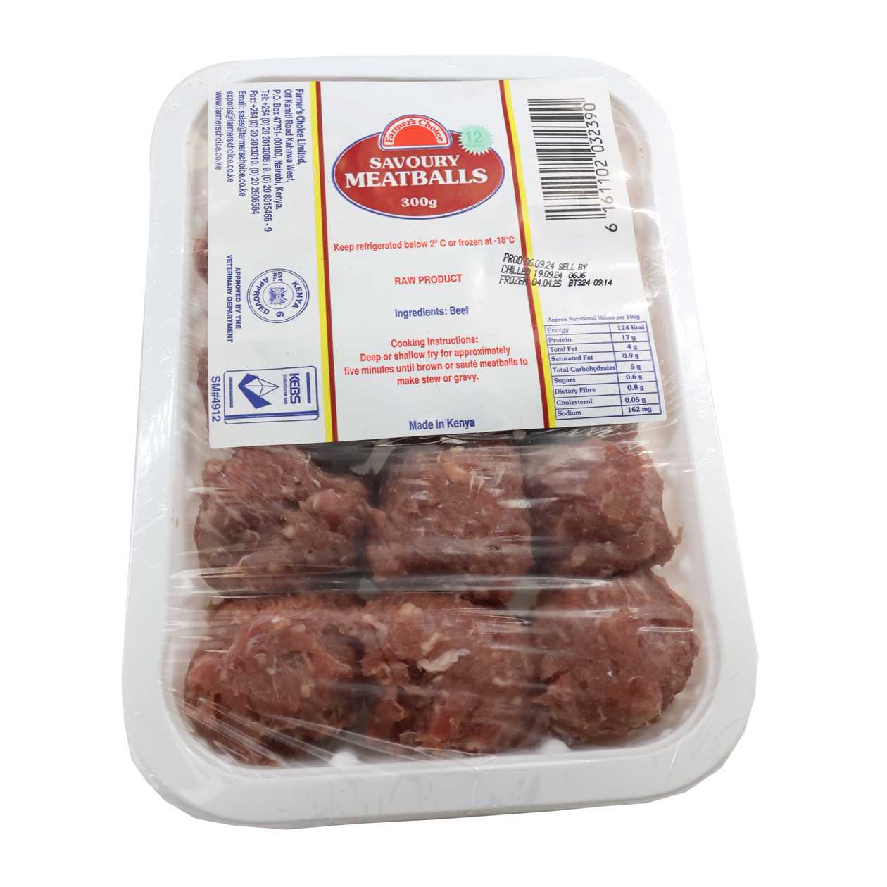 FARMERS CHOICE SAVOURY MEAT BALLS 300G