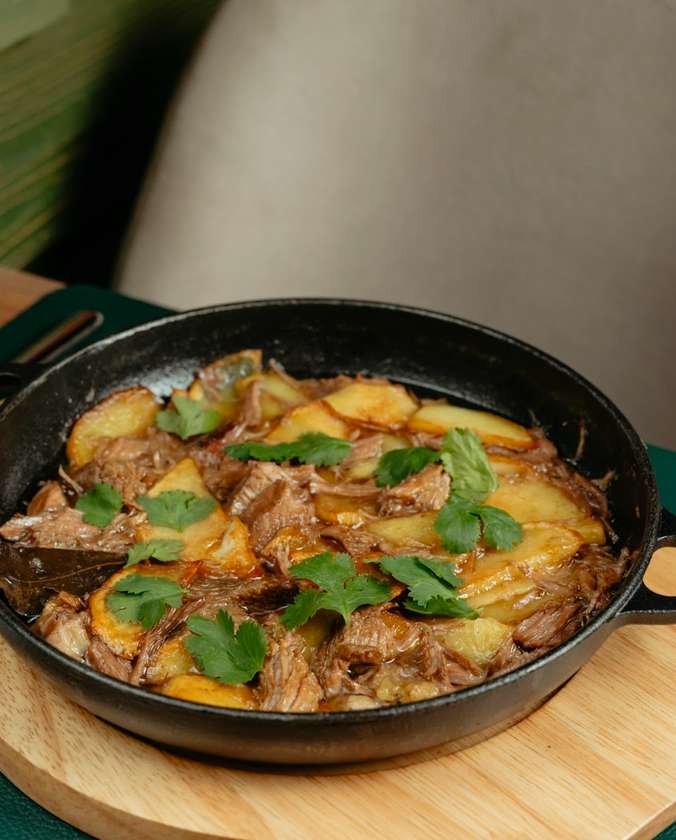 Homemade Stewed Meat with Potatoes