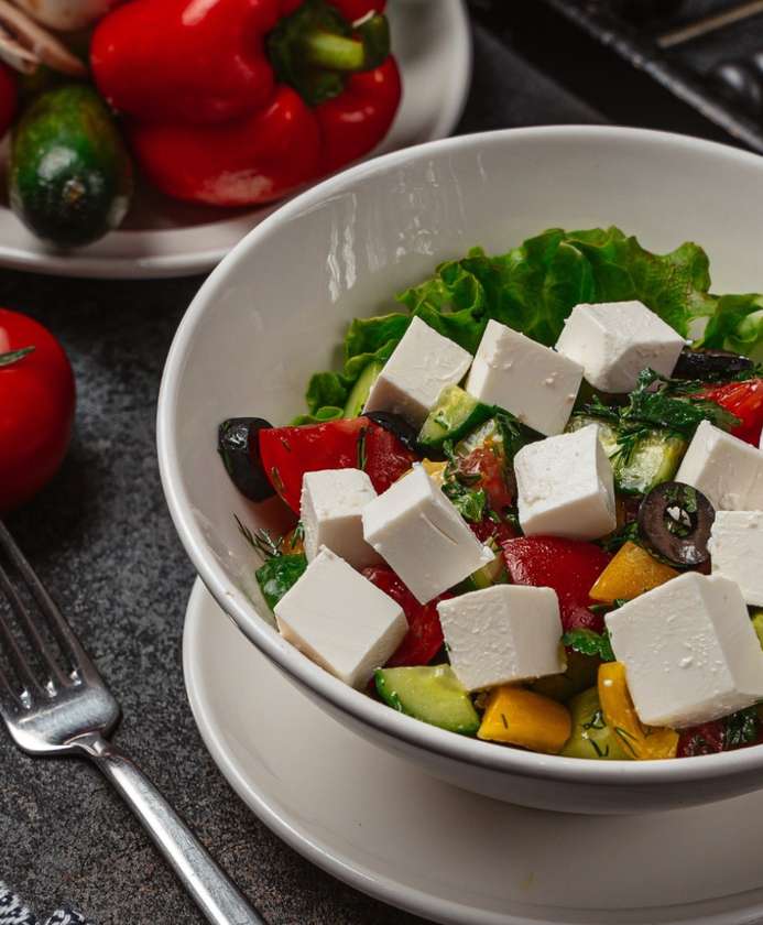 Shepherd's Salad with Cheese