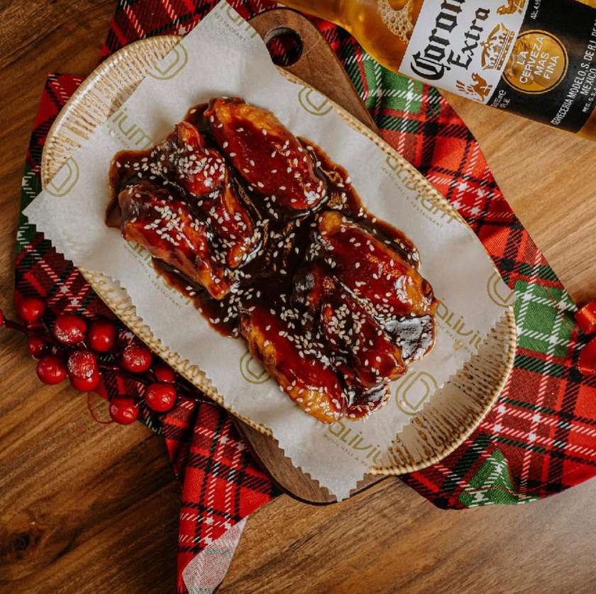 Chicken Wings in BBQ Sauce