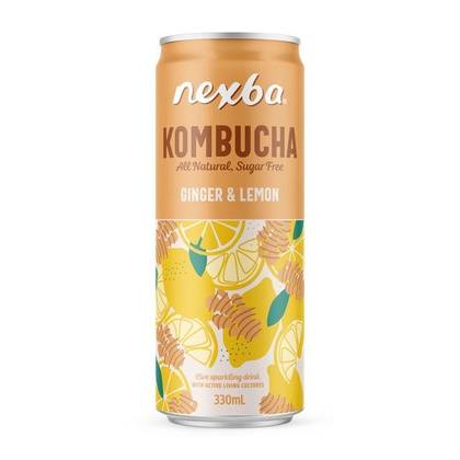 Nexba Kombucha Ginger & Lemon 330ml Offer From 2.85
