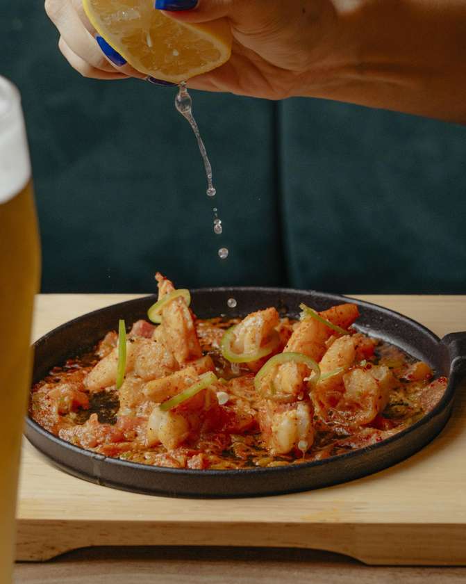 Shrimp in Garlic Sauce
