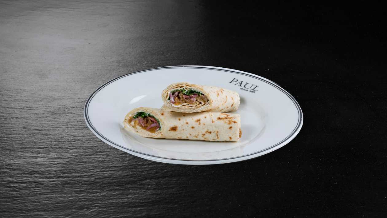 Ролл с пастрами и хреном