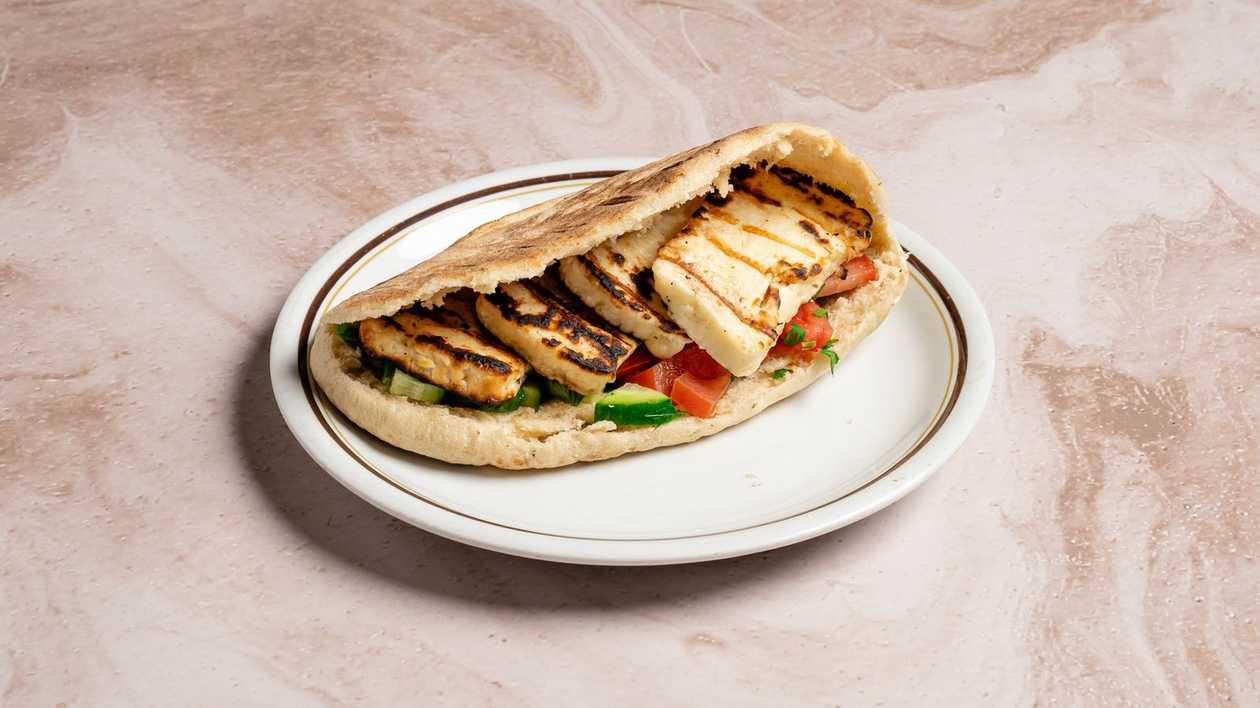 Halloumi  Cypriot Pitta
