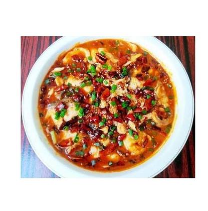 Fish in extra spicy sauce