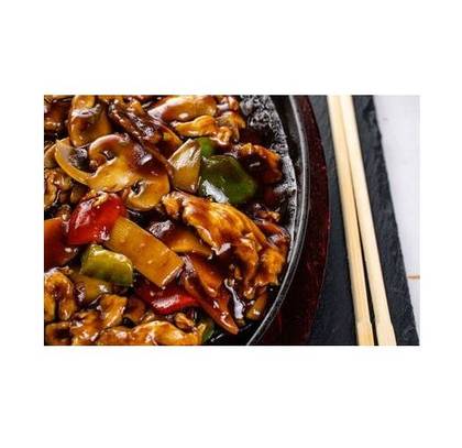 Pork with mushrooms