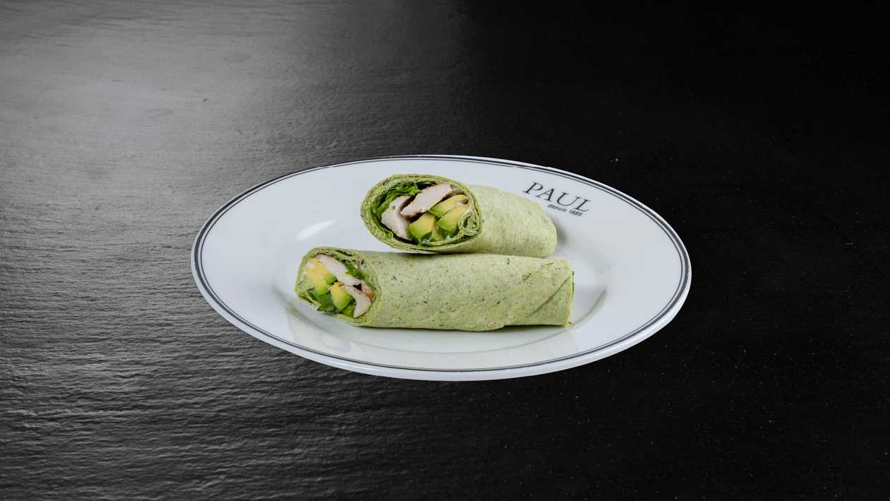 Ролл с курицей и авокадо