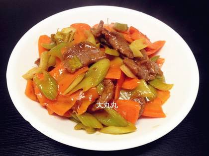 Beef with Chinese celery