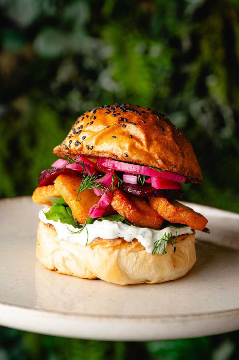 VEGGIE BURGER MENU
