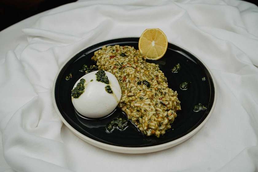 Italské rajčatovo-bazalkové rizoto s buratou 270g