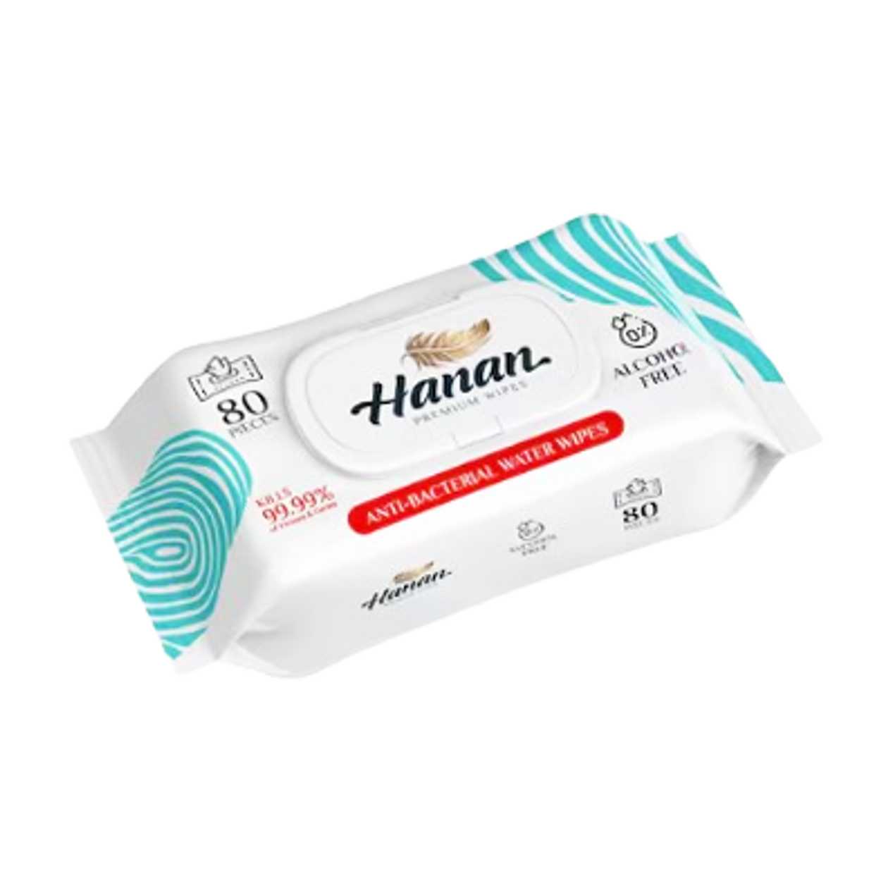HANAN ANTIBACTERIAL WIPES 80s