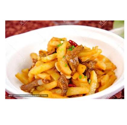 Beef with potato