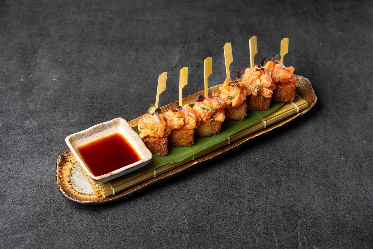 Crispy Rice With Salmon