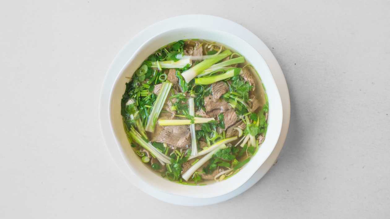 9. Meat Dumpling and Glass Noodle Soup