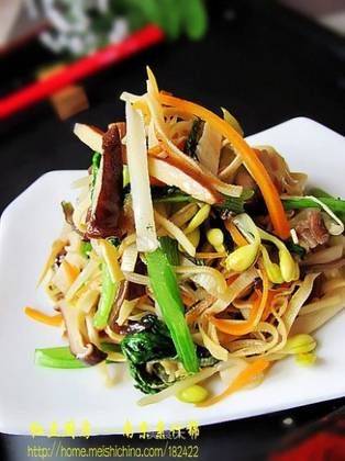 Assorted vegetables pan-fried