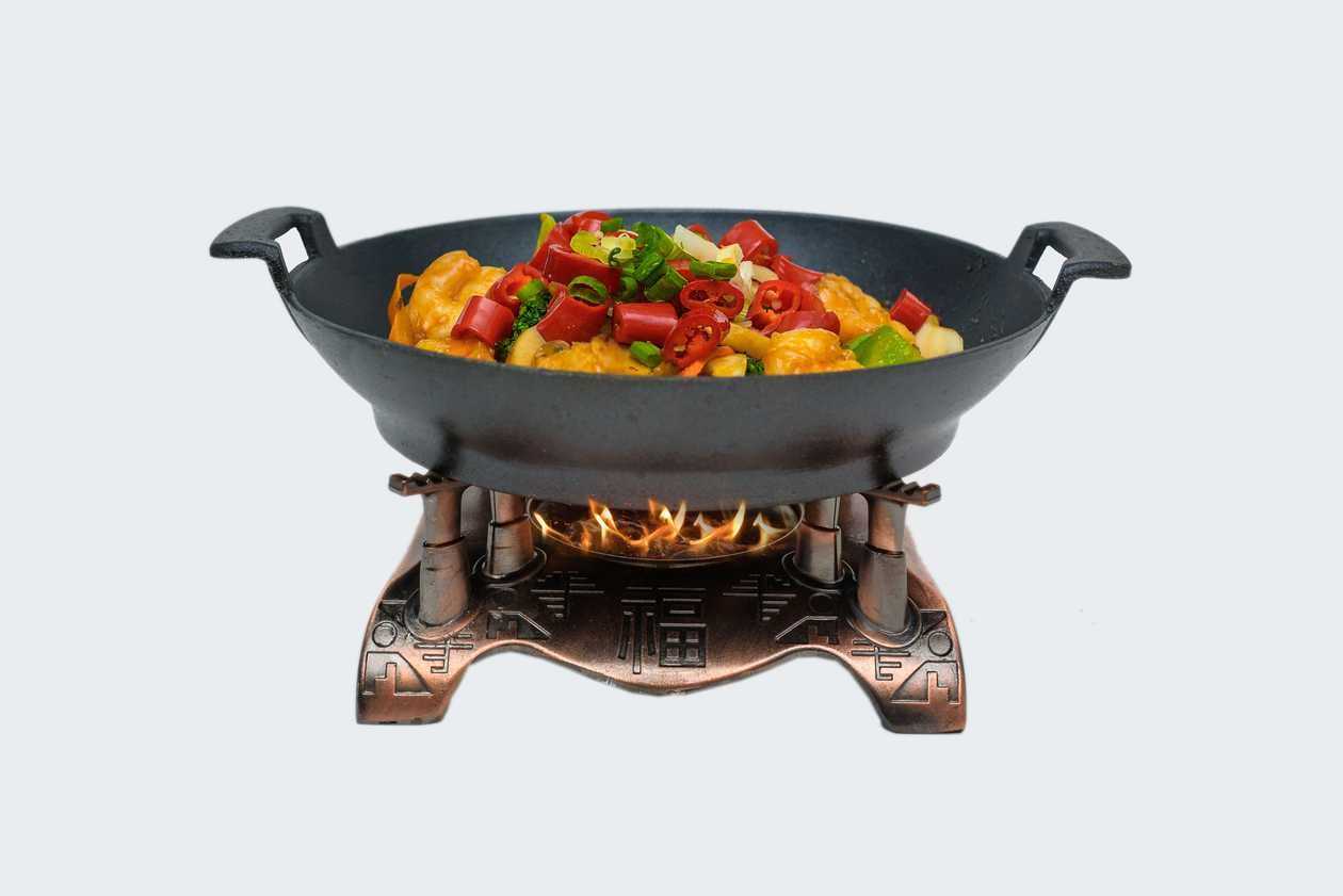 Extra spicy wok duck
