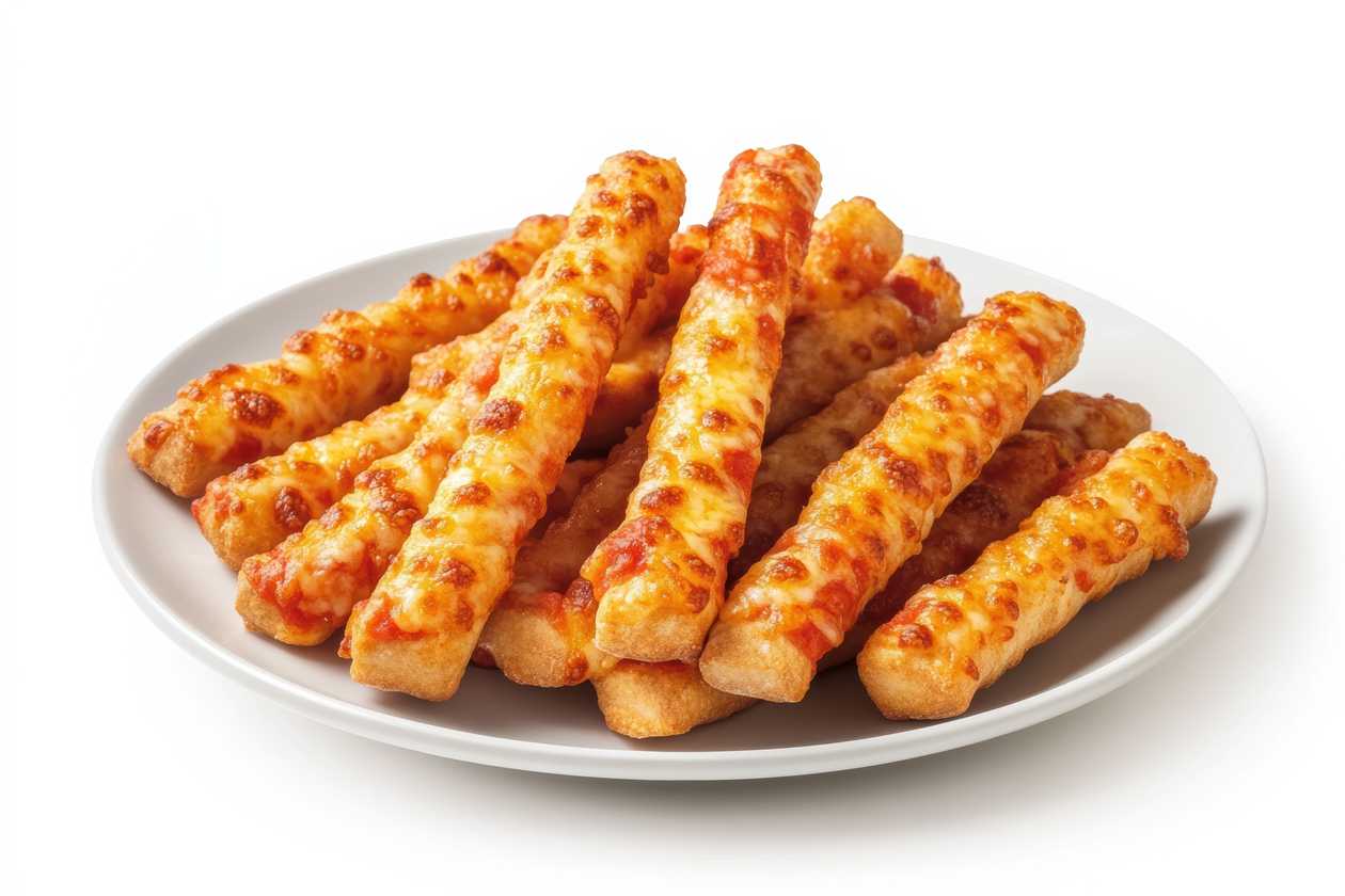 Pizza štangle plnené mozzarellou a šunkou 4 ks /A: 1,7/