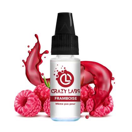 Crazy Labs Raspberry (Framboise) Nic Salt 10ml 10mg
