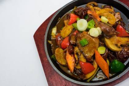 Beef on the stove