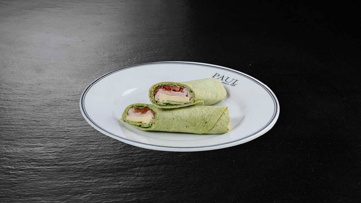 Ролл со копченой индейкой и бри