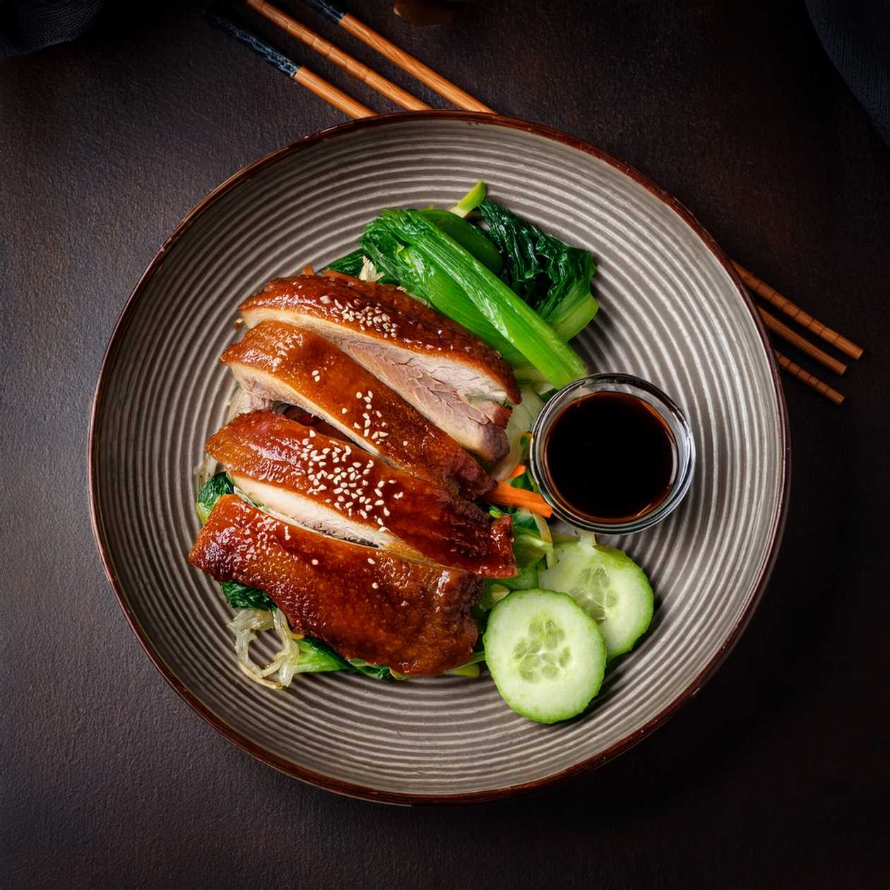 HV72. Chrumkavá kačica s teriyaki omáčkou