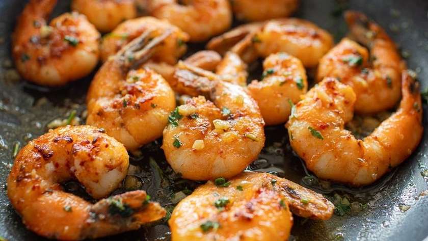 HV76. Krevety s teriyaki omáčkou