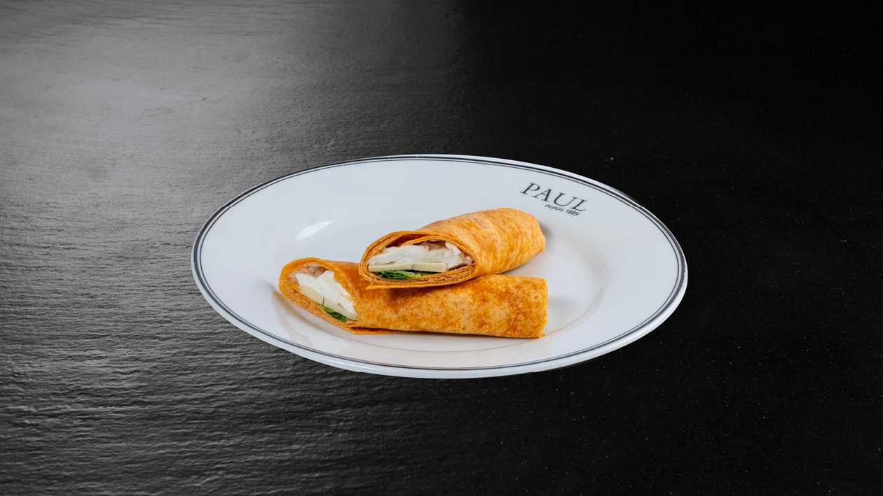 Ролл с фонтиной и луком-пореем