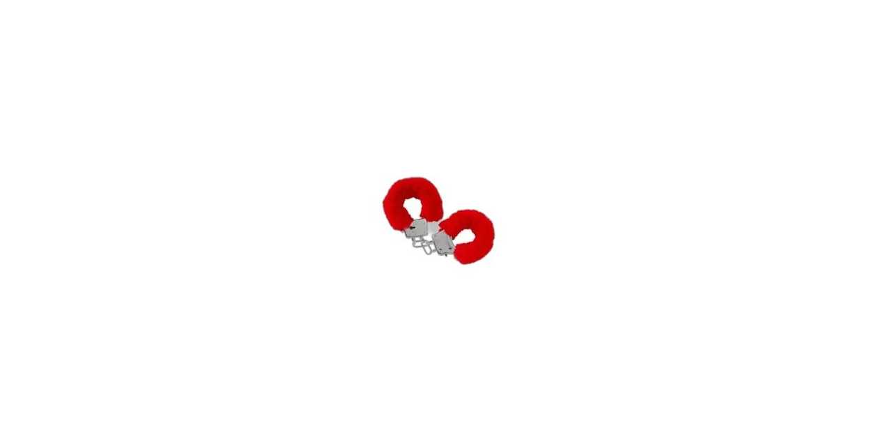 Furry Cuffs – Red