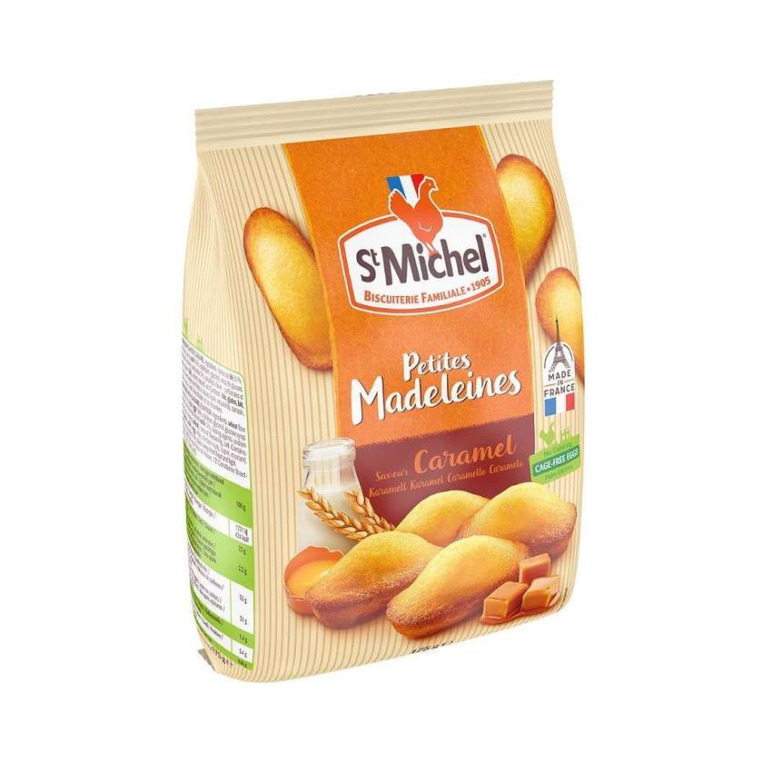 French Madeleines with caramel flavor. 175 g. 10 pcs.