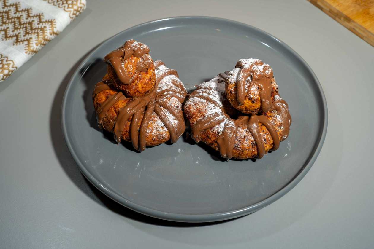 Papanasi cu ciocolata