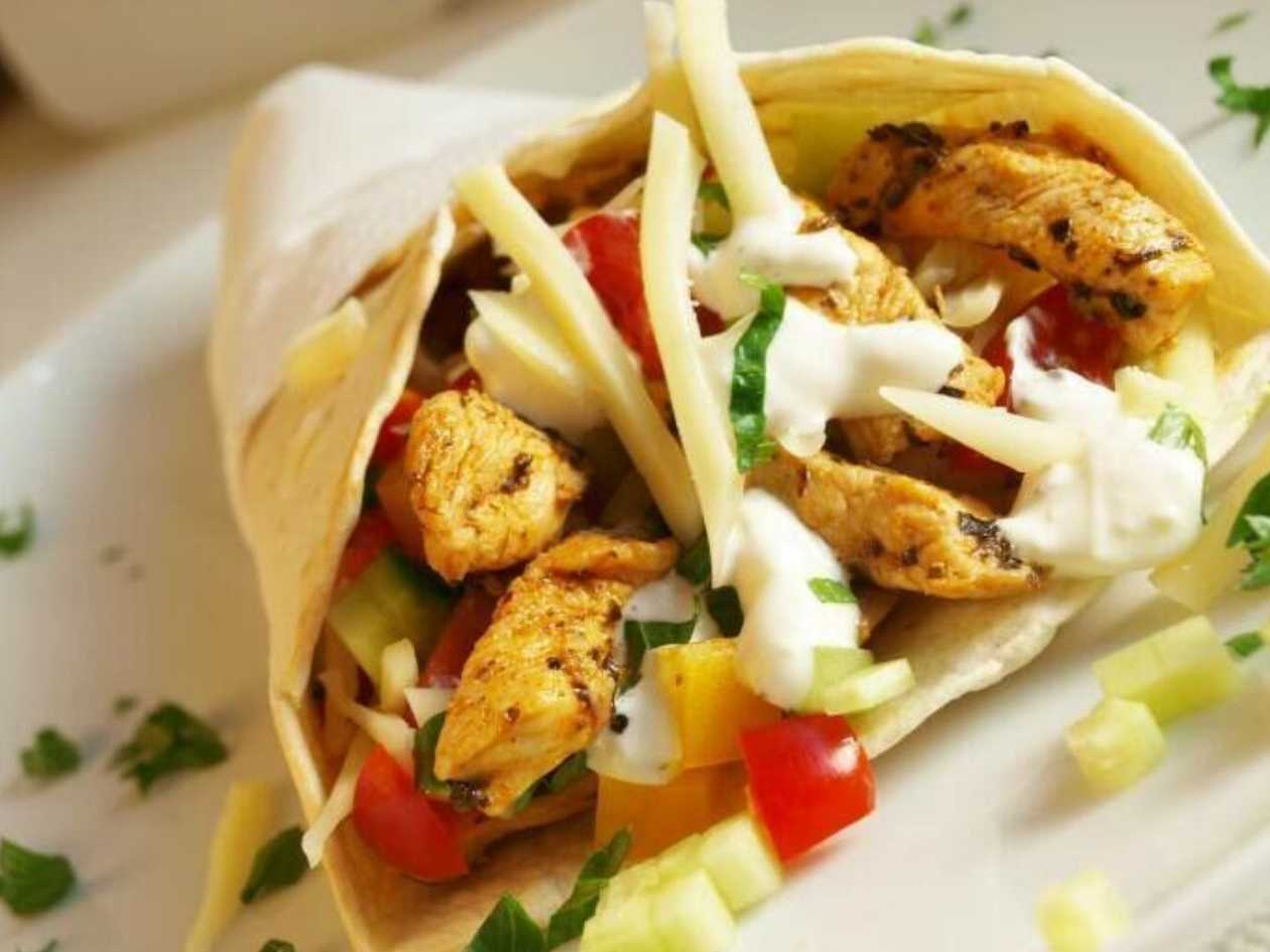 Řecký gyros v tortille