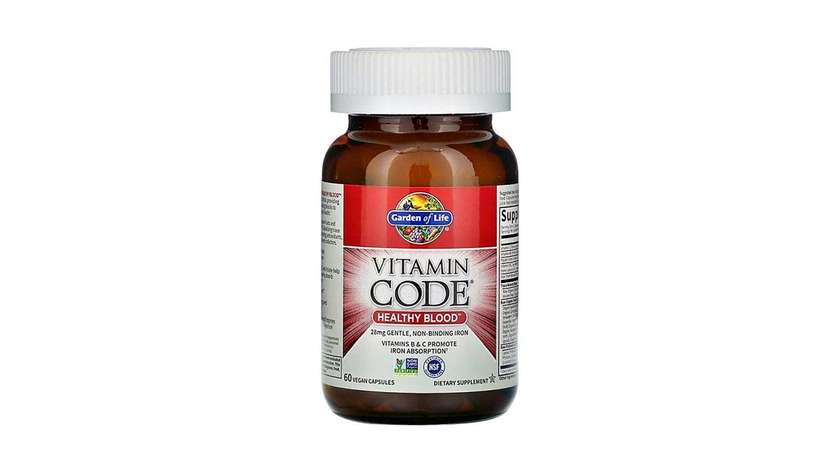 Garden Of Life Vitamin Code Healthy Blood 60 Vegan Capsules