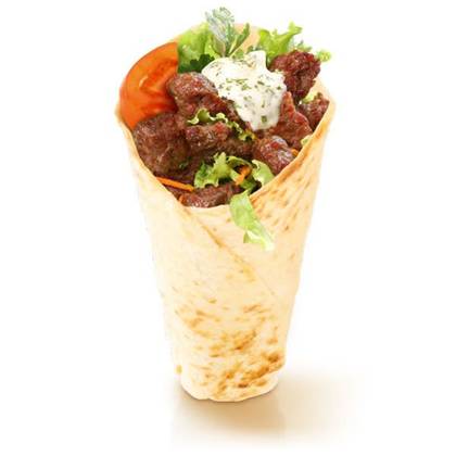 Wrap Kofta de Borrego