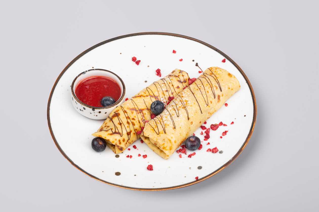 Pancakes with Cottage Cheese and Mascarpone