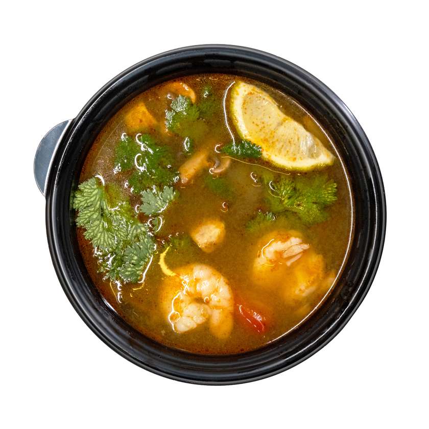 Тайський суп з креветками (Tom Yum Goong)🌶️