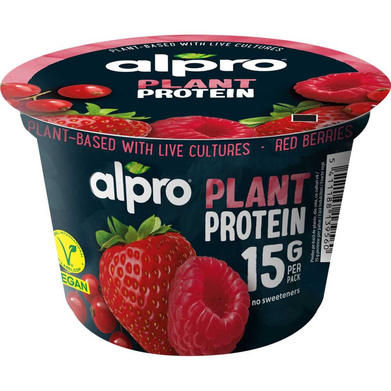 Produs fermentat din soia cu fructe rosii Alpro, 200 g