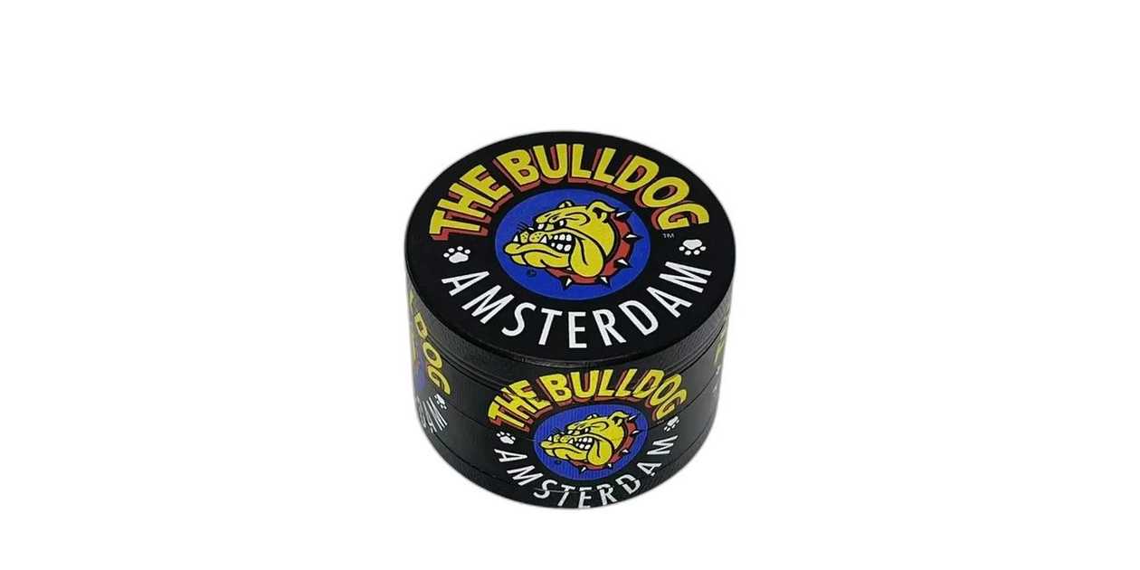 The Bulldog Amsterdam Metal Black Dog Grinder 50mm