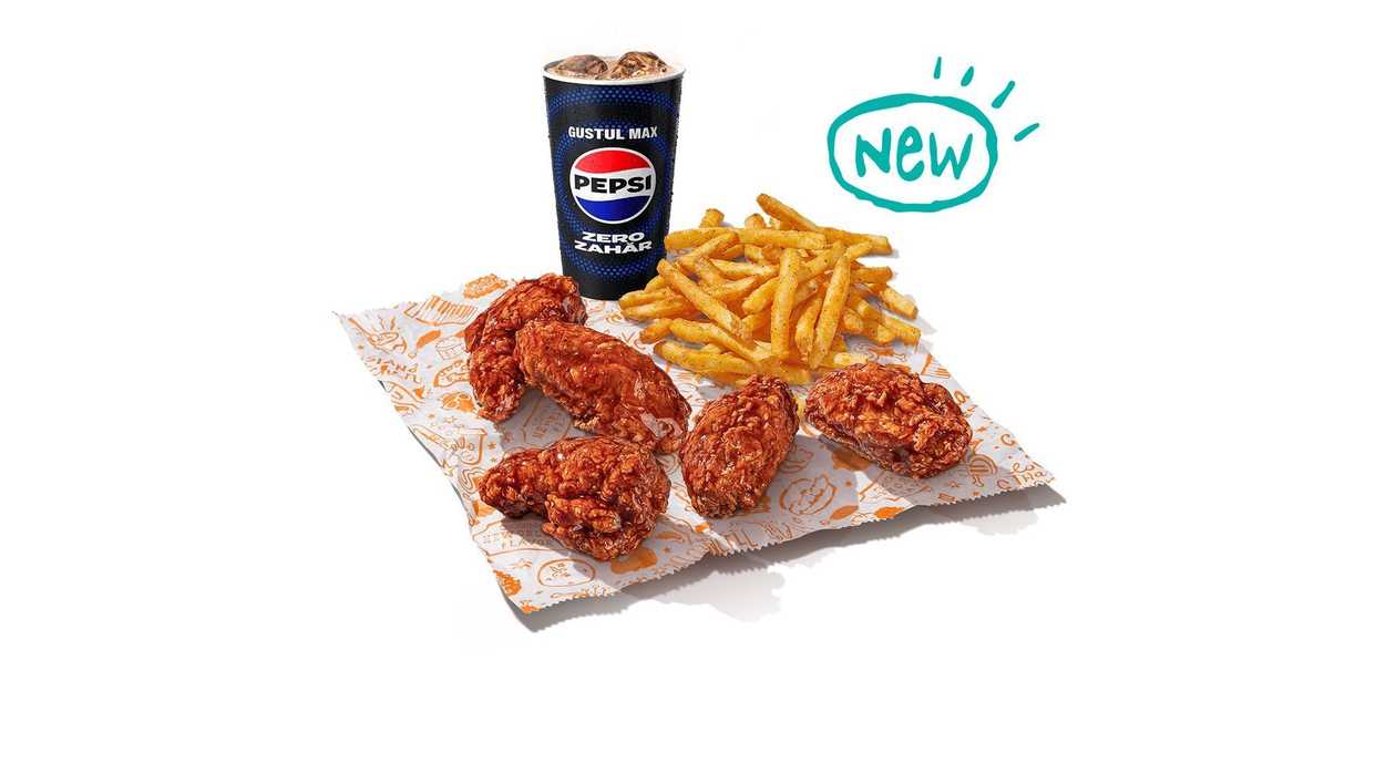 5 buc. Sauce´d Wings Meniu