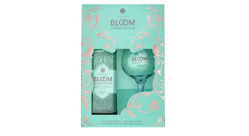 Bloom Gin Gift Set with London Dry Gin & a Glass