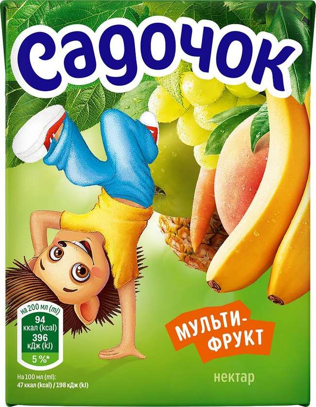 Сік Садочок  Мультифрукт