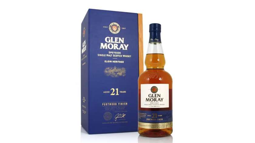 Glen Moray 21 Years Old, Speyside Single Malt Whisky 700 ml