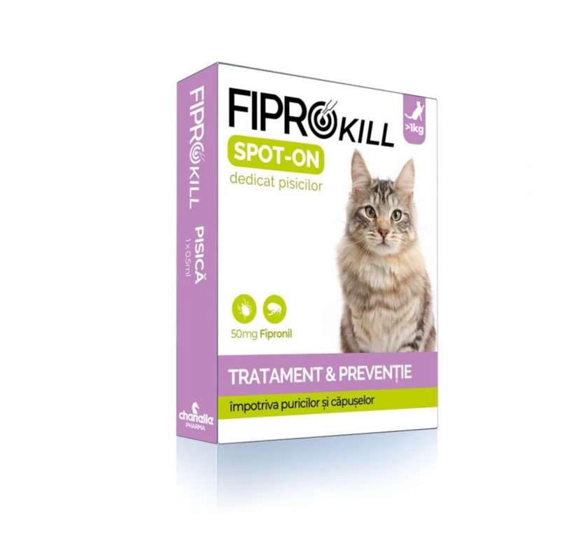 Flea and Tick Spot-On for Cats >1 kg - Loose Single Pipette