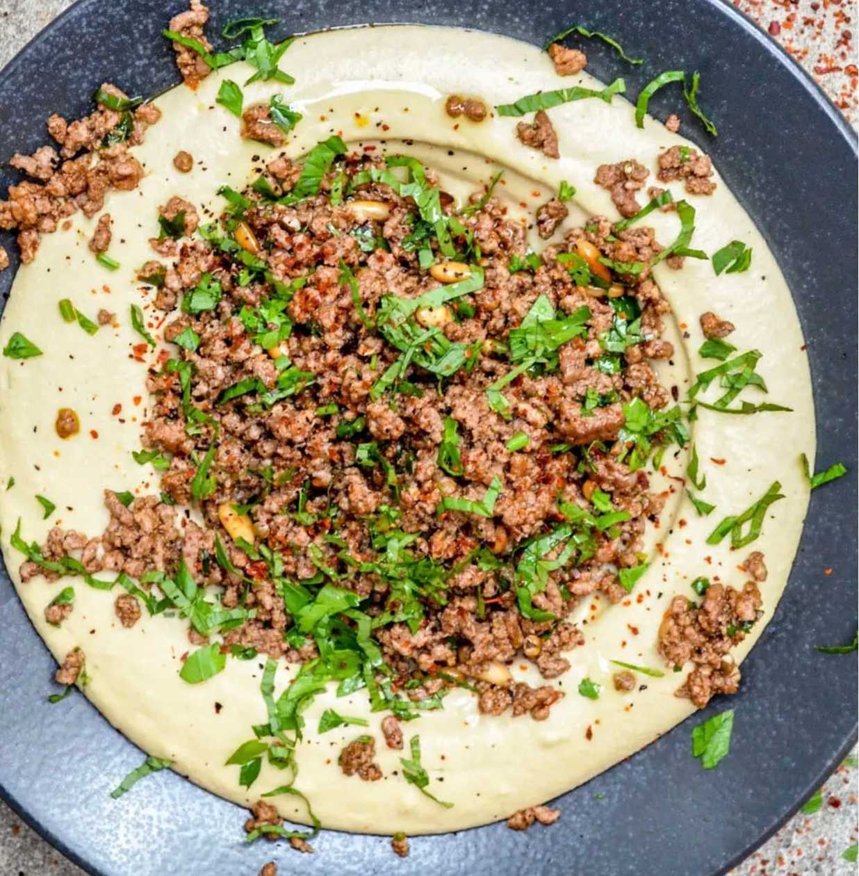 Musabaha with meat