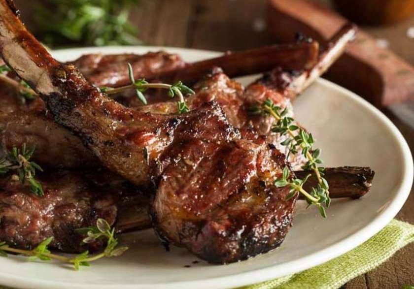 Grilled lamb chop