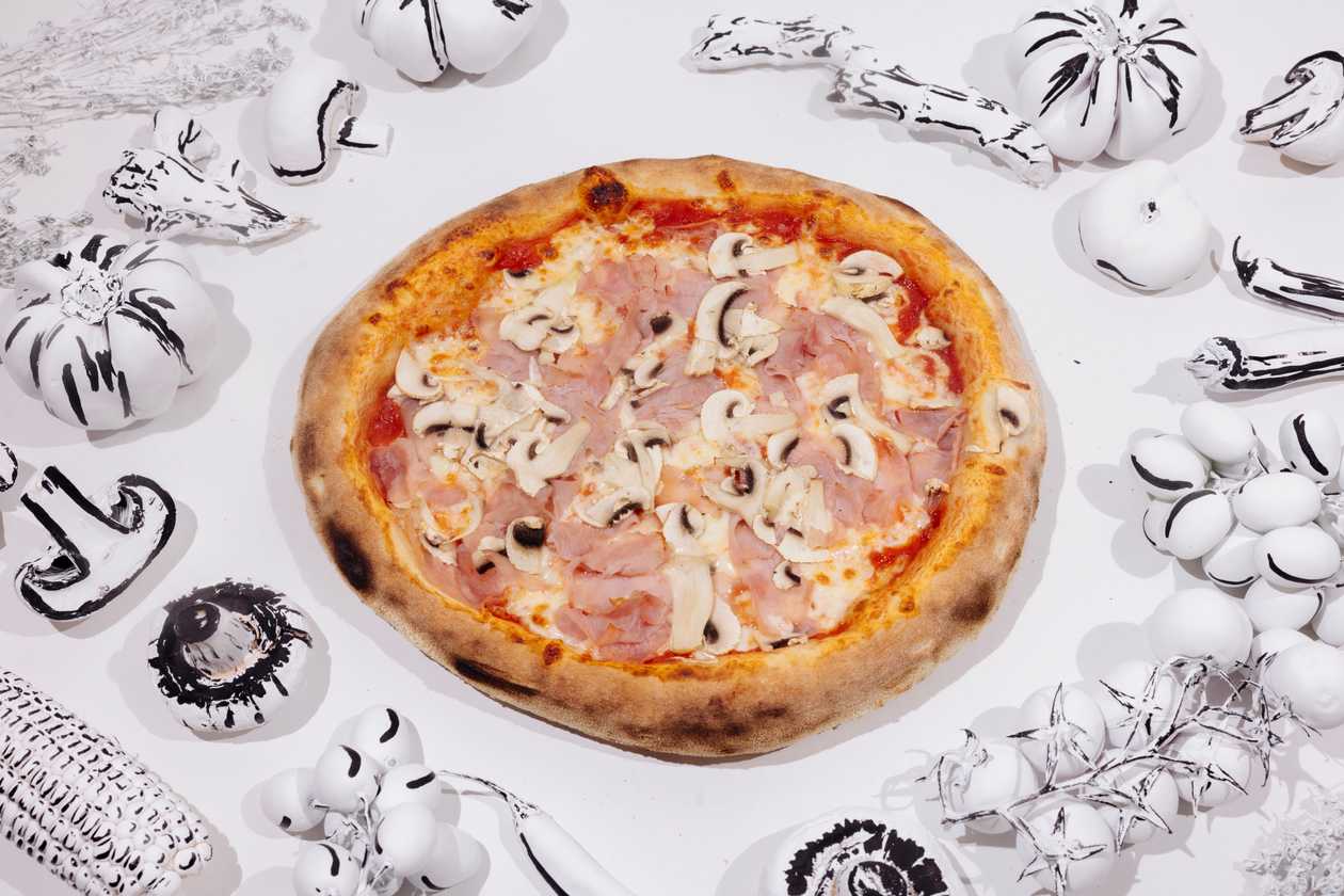 Prosciutto e funghi