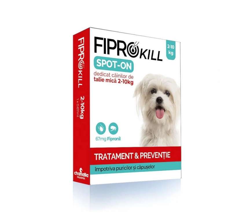 Fiprokill Dog S 2-10 KG Antiparasitic for Dogs