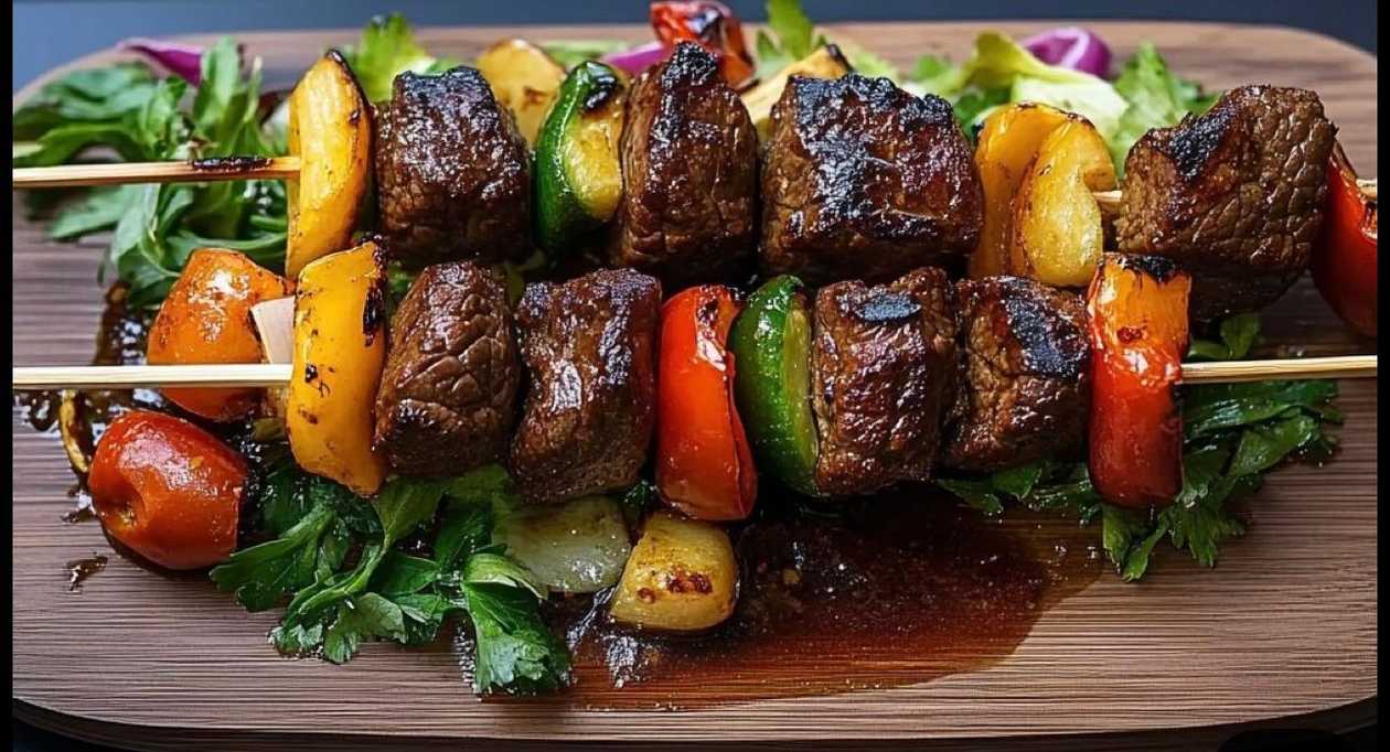 Beef skewers